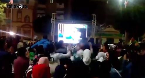 بالفيديو.. جماهير المصري تحتفل بأول أهداف الكونفدرالية